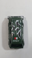 Buddy L "Metal Made" Mini Army Military Van Olive Green Die Cast Toy Car Vehicle