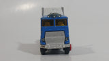 Vintage Majorette Semi Truck Tractor Sky Blue Die Cast Toy Car Rig Vehicle