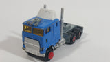 Vintage Majorette Semi Truck Tractor Sky Blue Die Cast Toy Car Rig Vehicle