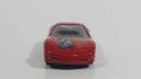 2002 Maisto Marvel Comics Captain America 1997 Chevrolet Corvette Red Die Cast Toy Car Vehicle