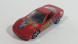 2002 Maisto Marvel Comics Captain America 1997 Chevrolet Corvette Red Die Cast Toy Car Vehicle