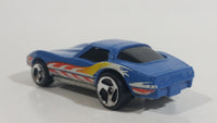 2000 Hot Wheels Chevrolet Corvette Stingray Blue Die Cast Toy Car Vehicle