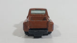 1980s Yatming Chevrolet LUV Stepside Pickup Truck Copper Brown No. 1700 Die Cast Toy Car Vehicle - Made in Thailand