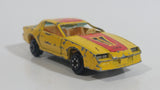 Vintage Yatming No. 1086 1983 Chevy Camaro Z28 Yellow Die Cast Toy Car Vehicle