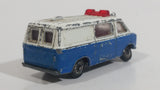 Vintage 1977 Tomy Tomica Chevrolet Chevy Van Sheriff Police Cops No. F22 White Blue 1/79 Scale Die Cast Toy Car Emergency Rescue Vehicle Made in Japan