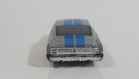 2014 Hot Wheels HW Work Shop Muscle Mania '69 Ford Torino Metalflake Grey Die Cast Toy Muscle Car Vehicle