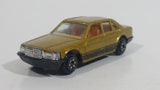 Yatming No. 8915 Mercedes Sedan Golden Gold Die Cast Toy Car Vehicle