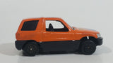 Rare HTF Yatming No. 825 Toyota Rav4 "Wave!" Orange Die Cast Toy Car Vehicle