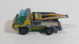 Vintage PlayArt Yellow Tow Truck Die Cast Toy Car Vehicle Made in Hong Kong