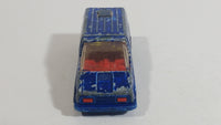 1979 Hot Wheels Scene Machines Inside Story Beach Blaster Van White Painted Blue Die Cast Toy Car Vehicle Hong Kong