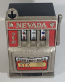 Vintage Nevada Buckaroo 8 1/2" Tall Metal Coin Bank - Needs Repair