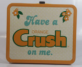 2010 Dr. Pepper Seven Up Have a Orange Crush on me Tin Metal Lunch Box Beverage Soda Pop Collectible
