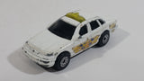2002 Matchbox Ford Crown Victoria Police Cops White Die Cast Toy Car Vehicle McDonald's Happy Meal
