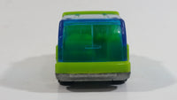 2011 Hot Wheels City Works Rapid Response Ambulance Lime Green Die Cast Toy Car Emergency Rescue Vehicle