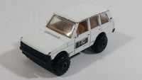 1989 Hot Wheels Range Rover T-60 Sticker Tampos White Die Cast Toy Car Vehicle