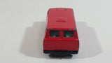 Vintage Yatming No. 1501 Ford Econoline E-150 Fire Brigade Red Van Die Cast Toy Car Emergency Rescue Vehicle