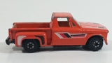 1980s Yatming Chevrolet LUV Stepside Pickup Truck Orange No. 1700 Die Cast Toy Car Vehicle