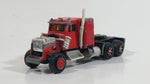 Majorette Kenworth Semi Tractor Truck Rig Red 1/87 Scale Die Cast Toy Car Vehicle - Missing Hood
