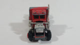 Majorette Kenworth Semi Tractor Truck Rig Red 1/87 Scale Die Cast Toy Car Vehicle - Missing Hood