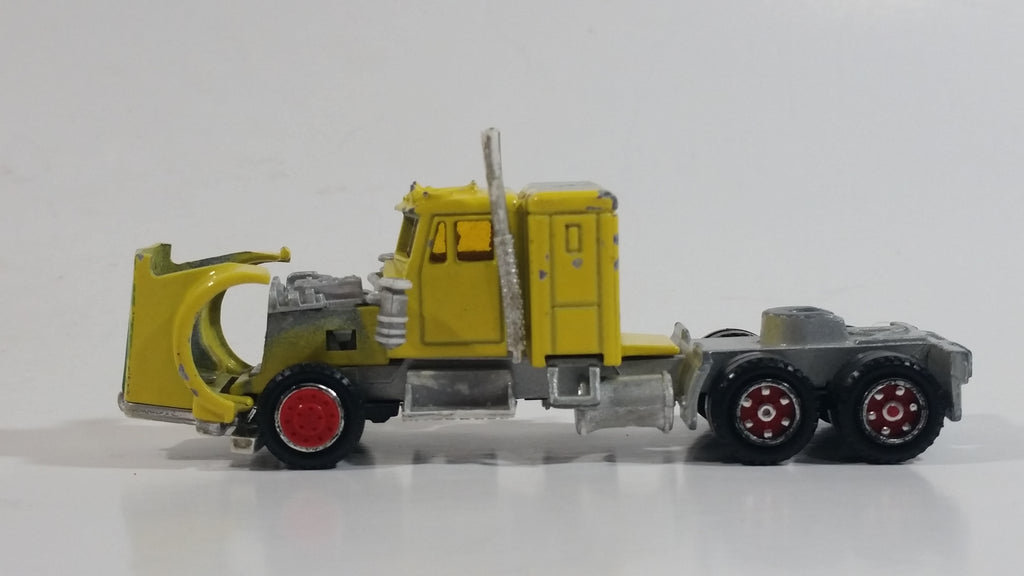 Majorette Kenworth Semi Tractor Truck Rig Yellow 1/87 Scale Die Cast T ...