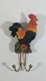 Chicken Rooster Hen Resin Key Hat Wall Hanger