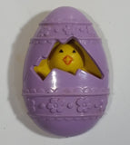 Vintage 1977 Avon Purple and Yellow Easter Egg Chick Pin