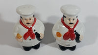 Fat Chubby Chef Decorative Ceramic Salt and Pepper Shakers