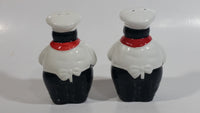 Fat Chubby Chef Decorative Ceramic Salt and Pepper Shakers