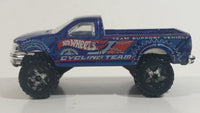 2013 Hot Wheels Team: Ford Racing 1997 Ford F-150 Lifted 4x4 Truck Blue Die Cast Toy Car Vehicle