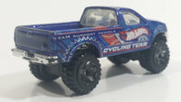 2013 Hot Wheels Team: Ford Racing 1997 Ford F-150 Lifted 4x4 Truck Blue Die Cast Toy Car Vehicle