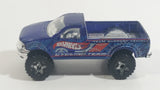 2013 Hot Wheels Team: Ford Racing 1997 Ford F-150 Lifted 4x4 Truck Blue Die Cast Toy Car Vehicle