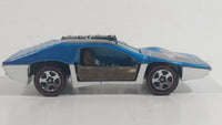 2002 Hot Wheels Red Lines Side Kick Metalflake Blue Die Cast Toy Car Vehicle RL