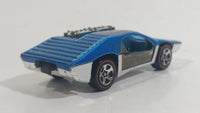 2002 Hot Wheels Red Lines Side Kick Metalflake Blue Die Cast Toy Car Vehicle RL