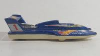 2005 Hot Wheels Hydroplane Metallic Blue Die Cast Toy Speed Boat Vehicle