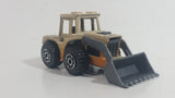 1999 Matchbox Road Crew/Road Works Tractor Shovel Beige Fading to Yellow No. 29 Die Cast Toy Construction Building Equipment Vehicle