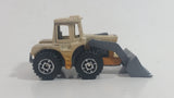 1999 Matchbox Road Crew/Road Works Tractor Shovel Beige Fading to Yellow No. 29 Die Cast Toy Construction Building Equipment Vehicle