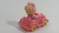 Vintage The Muppets 1986 Baby Miss Piggy and Pink Toy Car Vehicle McDonald's Happy Meal