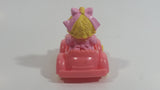 Vintage The Muppets 1986 Baby Miss Piggy and Pink Toy Car Vehicle McDonald's Happy Meal