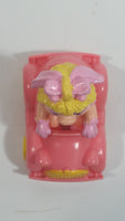 Vintage The Muppets 1986 Baby Miss Piggy and Pink Toy Car Vehicle McDonald's Happy Meal