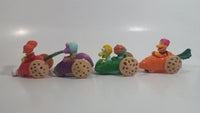 Set of 4 1987-1988 Fraggle Rock Characters Toy Car Vehicles McDonald's Happy Meal Toy