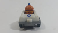 1985 McDonald's Happy Meal Fast Macs Officer Big Mac Character White Pull Back Toy Car Vehicle