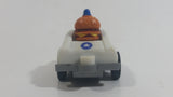 1985 McDonald's Happy Meal Fast Macs Officer Big Mac Character White Pull Back Toy Car Vehicle