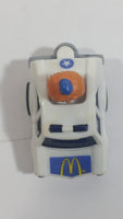 1985 McDonald's Happy Meal Fast Macs Officer Big Mac Character White Pull Back Toy Car Vehicle