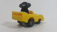 1988 McDonald's Turbo Macs The Hamburgler Yellow Toy Pull Back Friction Motorized Plastic Toy Car Vehicle - Happy Meals
