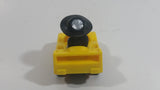 1988 McDonald's Turbo Macs The Hamburgler Yellow Toy Pull Back Friction Motorized Plastic Toy Car Vehicle - Happy Meals