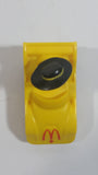 1988 McDonald's Turbo Macs The Hamburgler Yellow Toy Pull Back Friction Motorized Plastic Toy Car Vehicle - Happy Meals