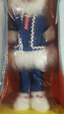 Vintage 1960s Regal Toys Canada Eskimo Inuit Girl In Blue Parka Jacket 15" Tall Doll In Box Not Sealed