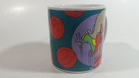 1994 Sakura Warner Bros Looney Tunes Yosemite Sam Cartoon Character Playing Basketball Ceramic Coffee Mug Television Collectible