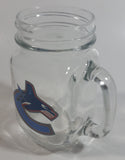Vancouver Canucks NHL Ice Hockey Team 5" Tall Glass Mason Jar Style Beer Mug