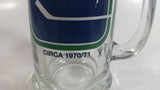 Vancouver Canucks NHL Ice Hockey Team Circa 1970/71 5 1/2" Tall Glass Beer Mug